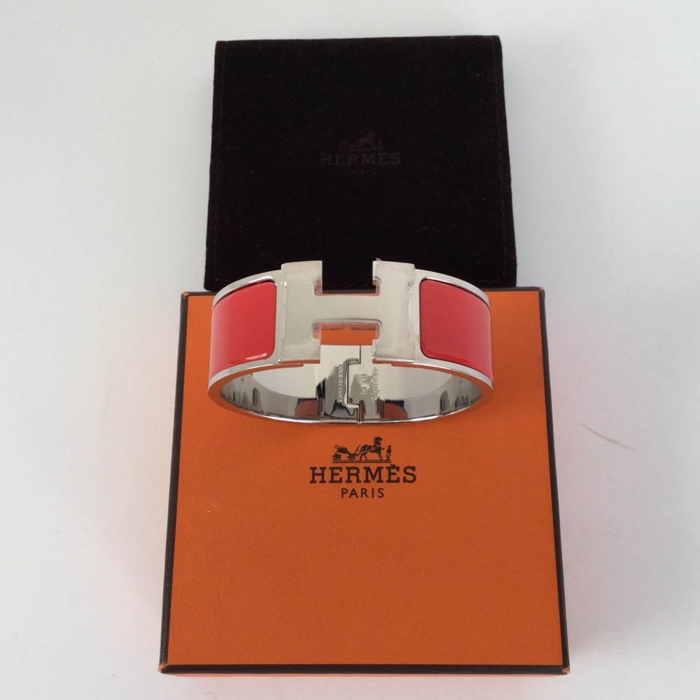 SOLD! Hermès Wide Clic Clac H Bracelet
